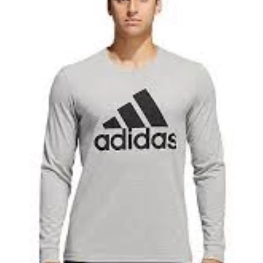 Adidas Gray Long Sleeve Shirt